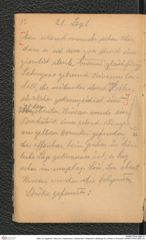 Seite 14, Tagebuch "Diluvium | Getzersdorf | Statzendorf | Willendorf | Mießling-Tal | Höhlen in Kremstal" (NHMW-PRAE-BBB-04)